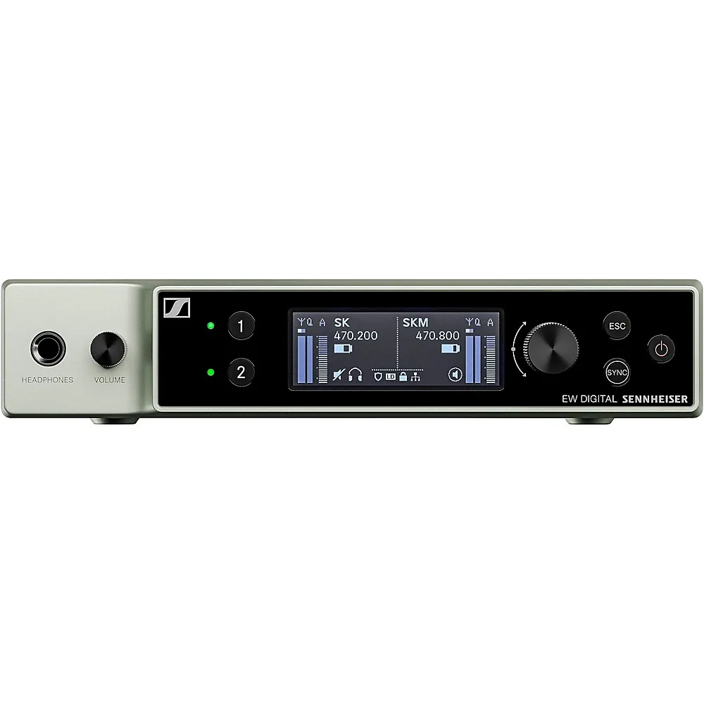 Sennheiser 509343 2 Channel Half-rack (9,5) Non-dante Receiver. Freque