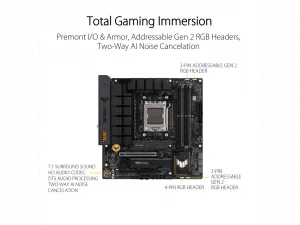 Asus TUF GAMING B650M PLU Tuf Gaming B650m-plus Wifi Micro Atx Motherb