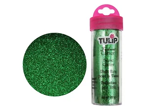 AC501 | Bulk Buys Tulip Emerald Fabric Glitter - 0.63 oz.