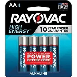 Energizer Rayovac High Energy Alkaline AA Batteries - For