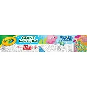 Crayola Crayola Deep Sea Friends Giant Coloring Roll - 1