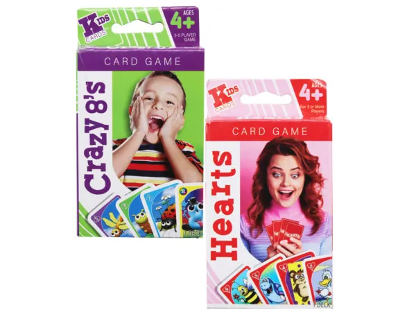 Bulk AC635 4 Assorted Style Playing Card Games