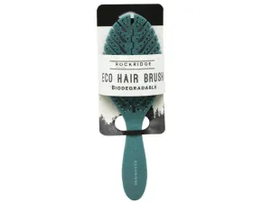 Bulk AC864 Rockridge Biodegradeable Eco Hairbrush In Blue