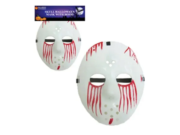 Bulk VR201 8.75 X 9.375quot; Horror Hockey Mask With Painted Blood