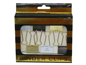 AC472 | Bulk Buys 6 Pack Heavy-Duty Binder Clips for Office