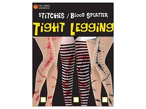 AB278 | Bulk Buys Adult Tights with Blood Splatter and