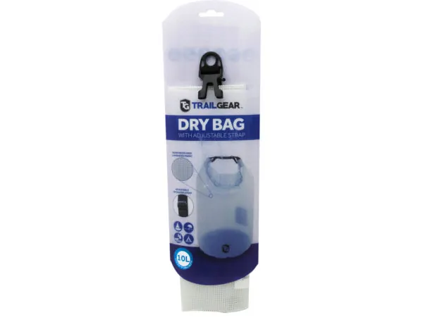 Bulk AC912 Trail Gear 10l Reinforced Dry Bag With Adjustable Shoulder 