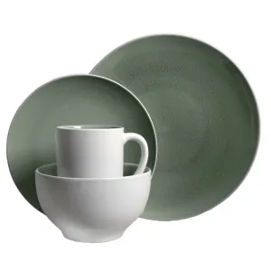 Gibson 111099.16 Elite Serenity 16-piece Dinnerware Set, Grey