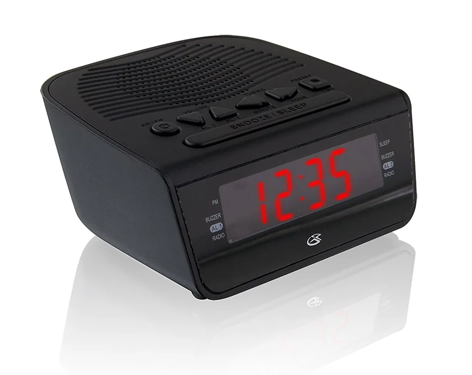 Dpi C224B Gpx Digital Amfm Clock Radio With Dual Alarms