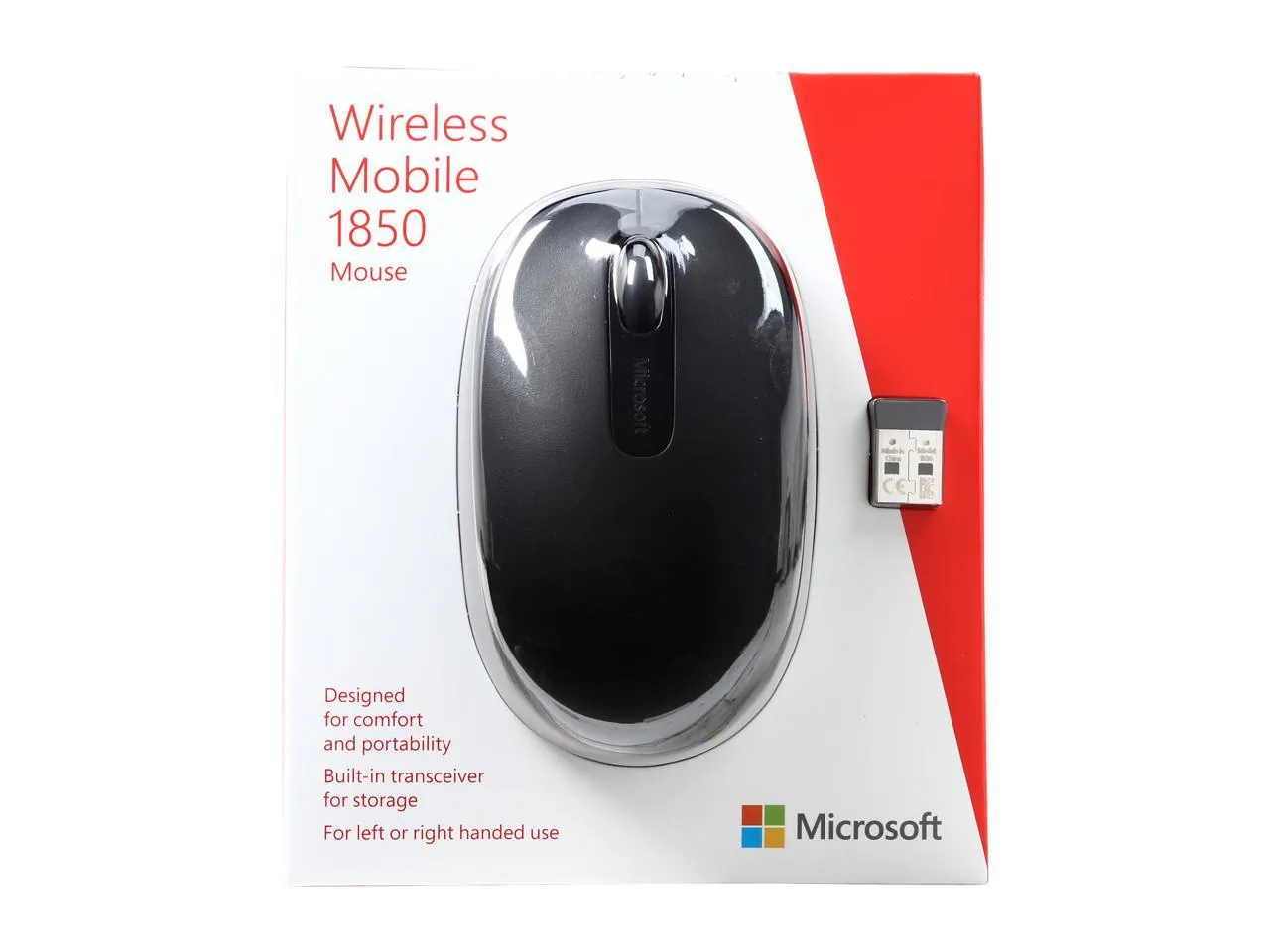 Microsoft U7Z00001 1850 Mouse - Optical - Wireless - Radio Frequency -