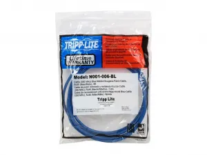 Tripp da5444 6ft Cat5e - Cat5 Snagless Molded Patch Cable Rj45 M-m Blu