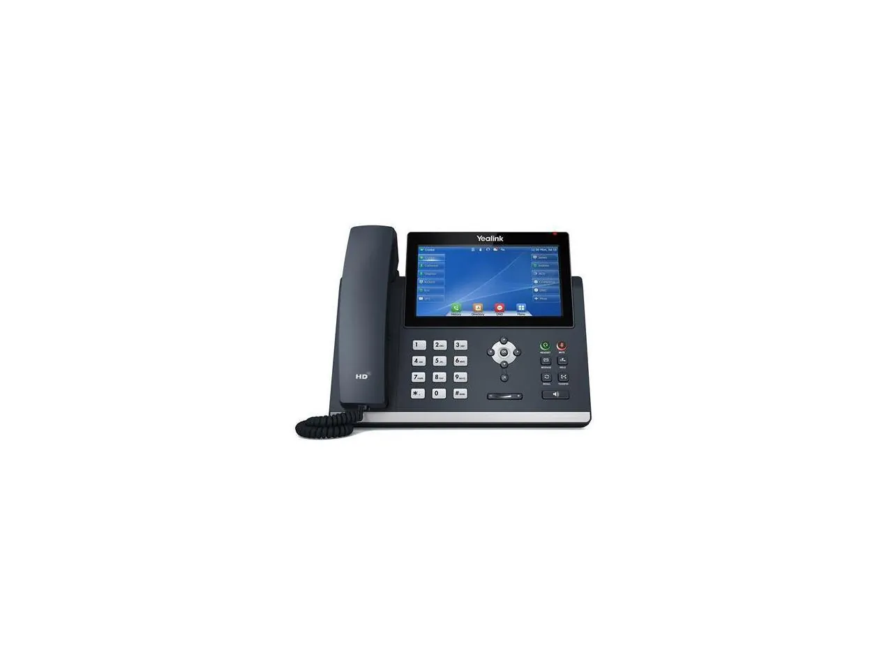 IP Phone with Dual-port Gigabit Ethernet 7in. color LCD Dual USB ports Up to 16 SIP accounts (PS5V2000US-SLIM Power Supply not included)