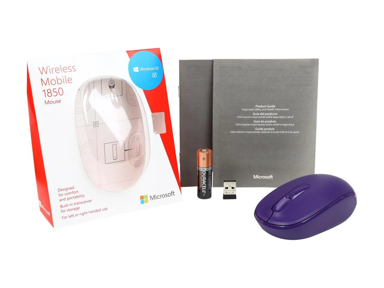 Microsoft UZ0069 Wireless Mobile Mouse 1850 Win78 Enxcxx Amer 1 Licens