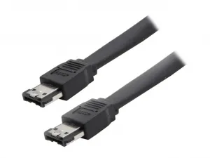 Startech ESATA6 Shielded External Esata Cable - Sata To Esata Plate - 