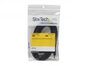 Startech ESATA6 Shielded External Esata Cable - Sata To Esata Plate - 