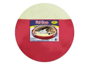 Bulk AA991 Pet Parade Jumbo Pet Cave In Red