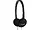 192592 | Koss KPH7 Compact Travel Headphones - Black