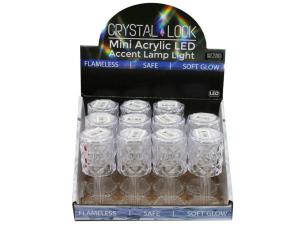 Bulk AC159 4.75quot; Crystal Mini Acrylic Led Accent Lamp Light