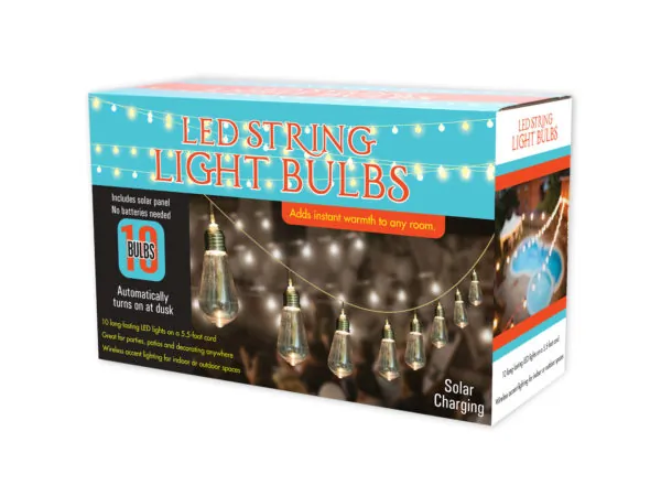 Bulk GA137 10-bulb Solar Led String Lights