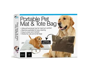AB930 | Bulk Buys 2-in-1 Folding Pet Mat and Tote for Travel