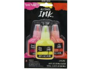 Bulk AD164 Brea Reese 3 Pack 2 Oz Alcohol Ink Paint In Neons