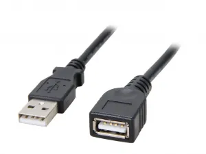 Startech USBEXTAA6BK 6 Ft Black Usb 2.0 Extension Cable A To A - Mf - 