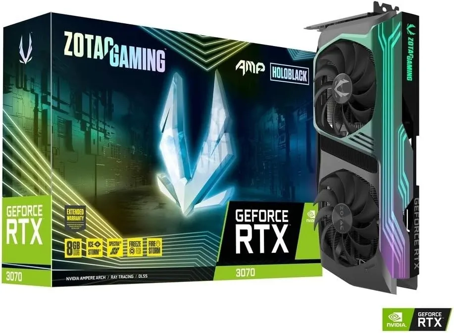 Zotac ZT-A30700F-10P Geforce Rtx 3070 Holo 8gb Video Card