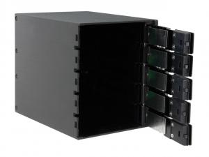 Istar BPN-DE350SS-BLK 3x5.25 To 5x3.5 Sassata 6.0 Gbs Trayless Hot-swa