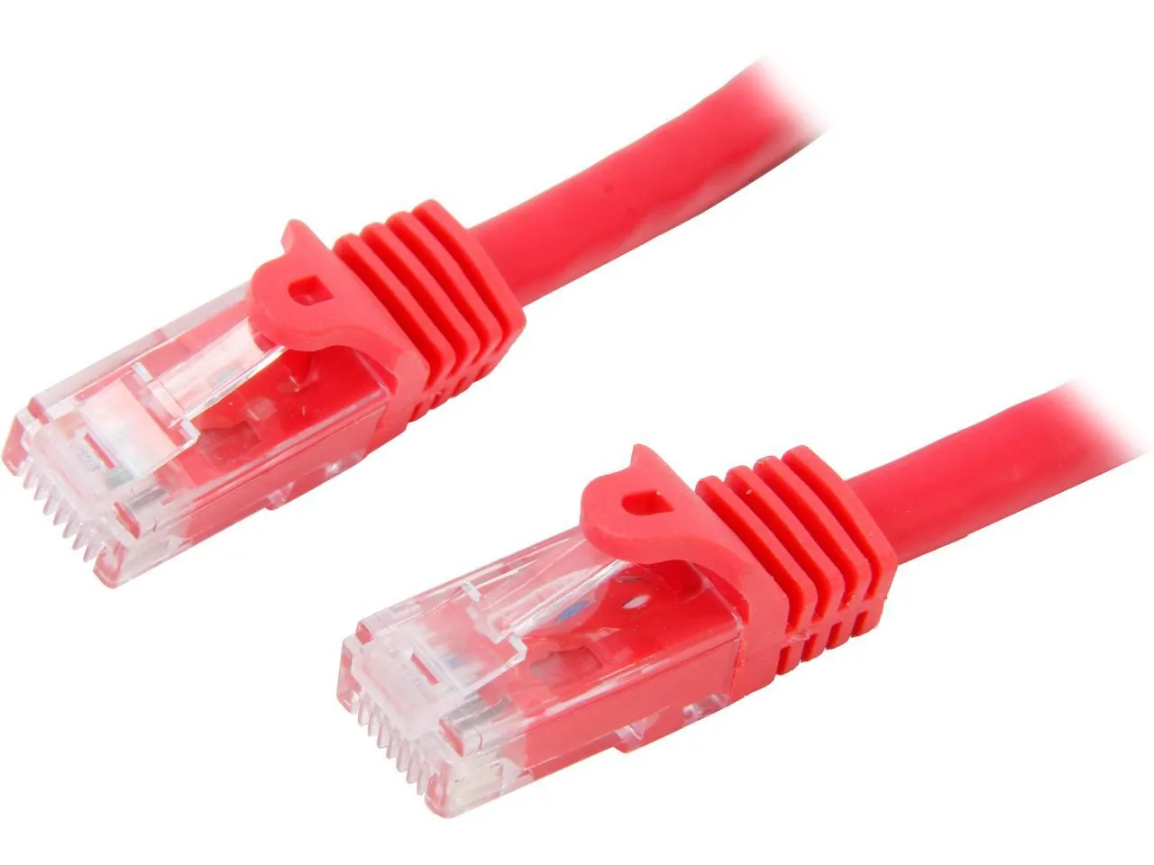 Startech N6PATCH10RD 10ft Cat6 Ethernet Cable - Red Snagless Gigabit -