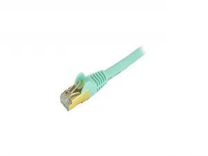 Startech C6ASPAT1AQ 1ft Cat6a Ethernet Cable - 10 Gigabit Category 6a 