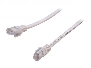 Startech N6PATCH10WH 10ft Cat6 Ethernet Cable - White Snagless Gigabit