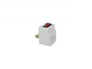 Qvs PA-1P Single-port Power Adapter With Onoff Switch