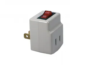 Qvs PA-1P Single-port Power Adapter With Onoff Switch