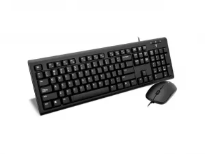 V7 9y5881 Wired Keyboard And Mouse Combo - Usb Cable English (us) - Bl