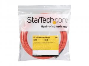 Startech FIBLCLC10 10m Fiber Optic Cable - Multimode Duplex 62.5-125 -