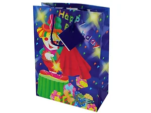 Bulk Buys Birthday Medium Gift Bag - Colorful Design 1397