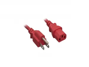 Nippon 30POW-10W1-01206-RD 18 Awg Red Power Cord - 6ft