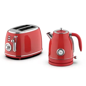 Megachef MegaChef Electric Kettle & Toaster Combo - Red