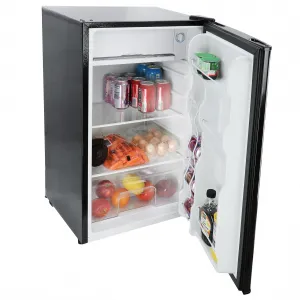 Megachef MCR-90B 3.2 Cu. Ft. Compact Mini Refrigerator - Black