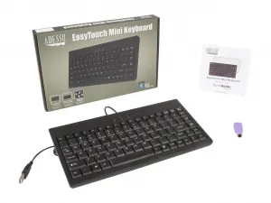 Adesso AKB110B Nic Akb-110b Easytouch Mini External Usb Wired Keyboard