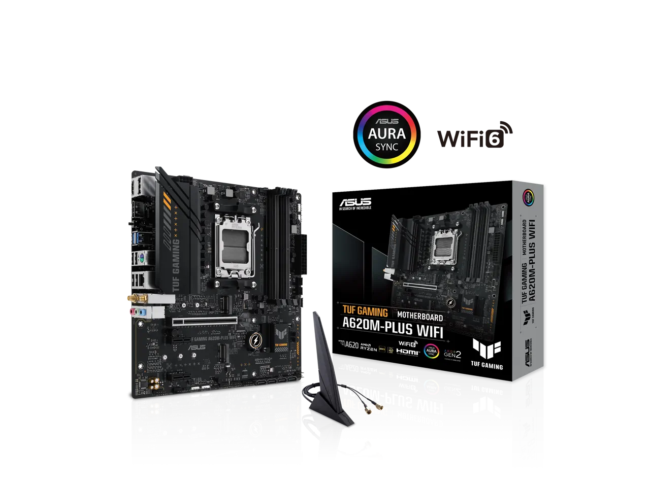 Asus TUFGAMINGA620M-PLUSWIF Tuf Gaming A620m-plus Wifi Motherboard - A