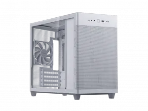 Asus AP201/WHT/TG// Prime Ap201 Microatx Case - White Tempered Glass