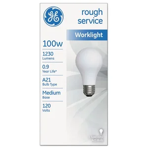 47261 | Ge 100W A21 Rough Service Incandescent Worklight
