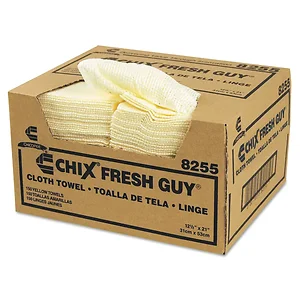 08255 | Chicopee Fresh Guy Towels, Yellow, 12.5 x 21