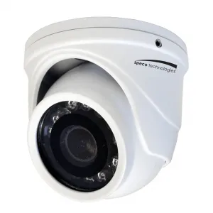 Speco HT471TW Speco 4mp Hd-tvi Mini Turret Camera 2.9mm Lens - White H