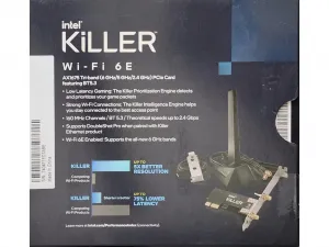 Intel AX210.D2WG.NVXC R Killerr Wi-fi 6e Ax1675 Pcie Card