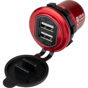 426504-1 | Seadog Sea-Dog Round Red USB Charger with Quick