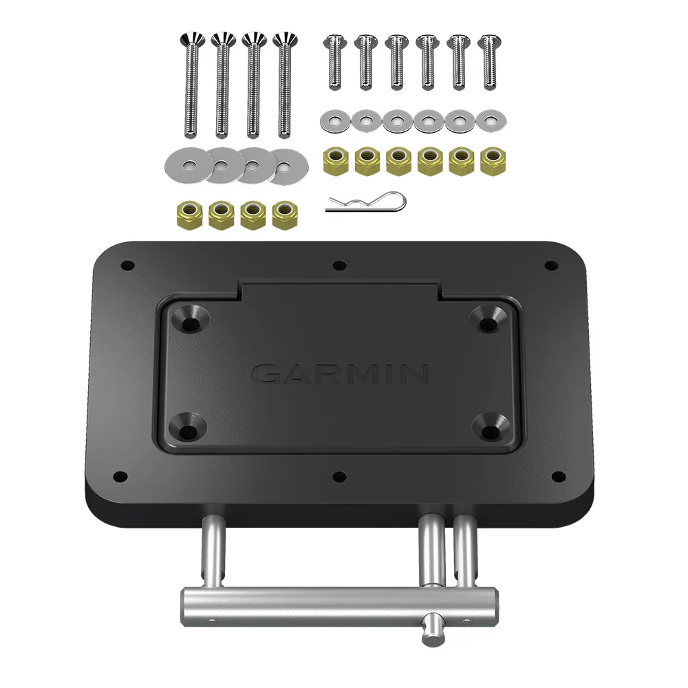 Garmin 010-12832-60 Quick Release Trolling Motor Plate - Black