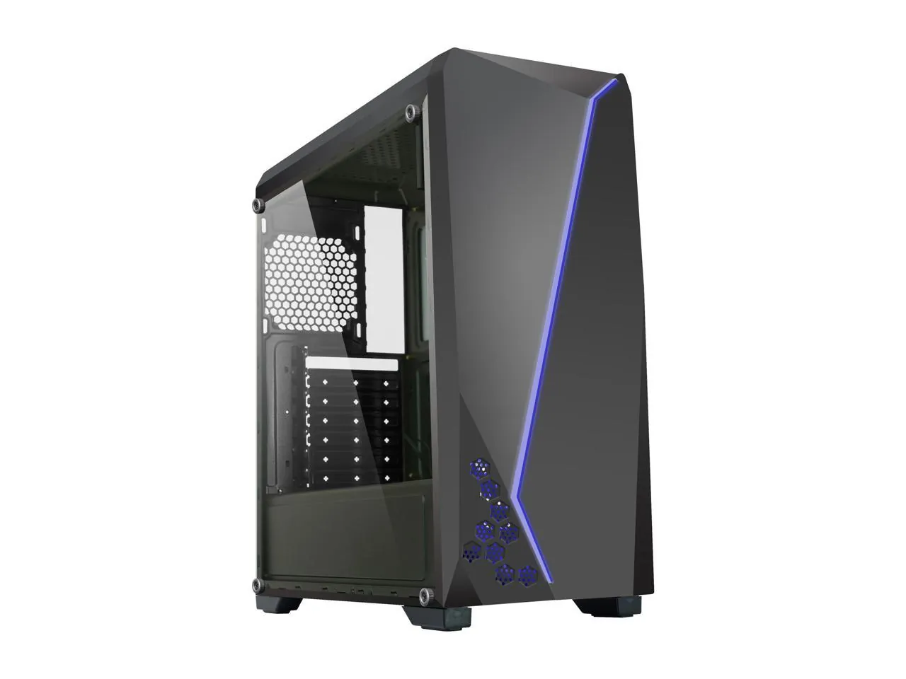 Diypc S2-BK-RGB Case  S2-bk-rgb R