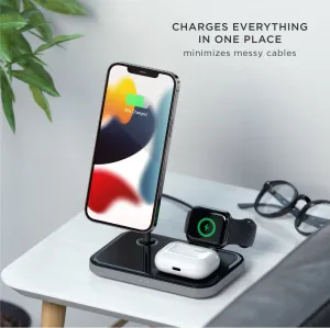 Satechi ST-WMCS3M 3-in-1 Magnetic Wireless Charging Stand - Sg